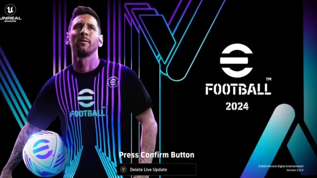 eFootball 2024 game sepakbola